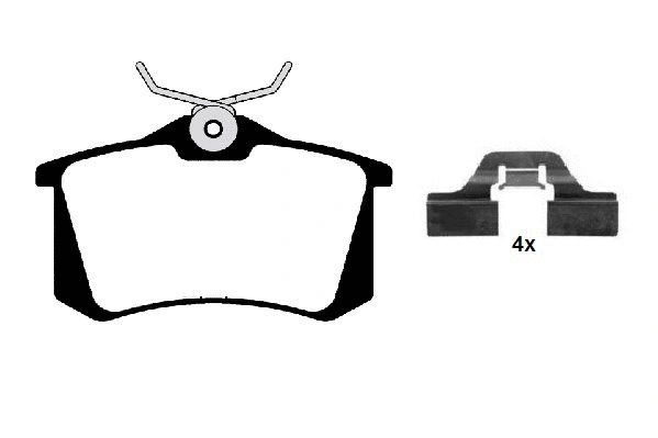 Brake Pad Set, disc brake (RA.0348.0K1)