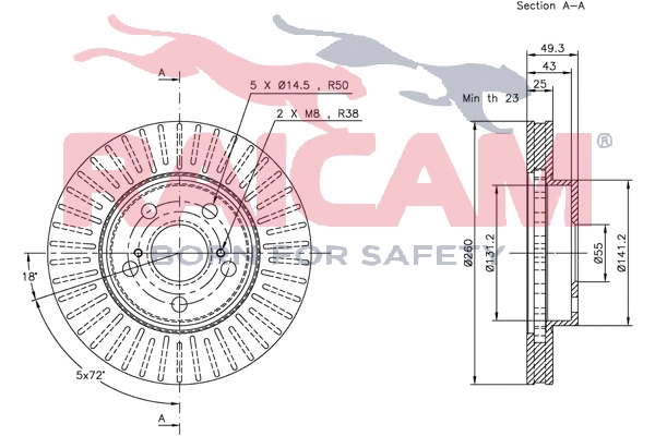 Brake Disc (RD00808)