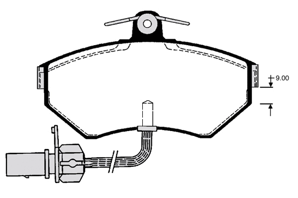 Brake Pad Set, disc brake (RA.0695.2)