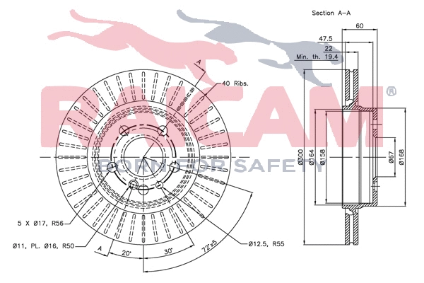 Brake Disc (RD00448)