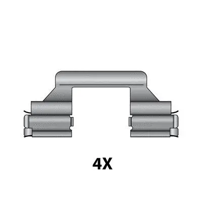 Accessory Kit, disc brake pad (12079577)