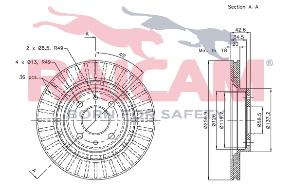 Brake Disc (RD00205)