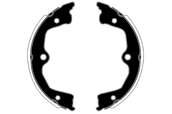Brake Shoe Set, parking brake (RA30030)