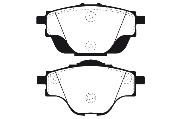 Brake Pad Set, disc brake (RA.1004.0)
