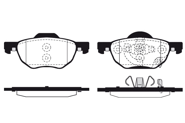 Brake Pad Set, disc brake (RA.0965.0)