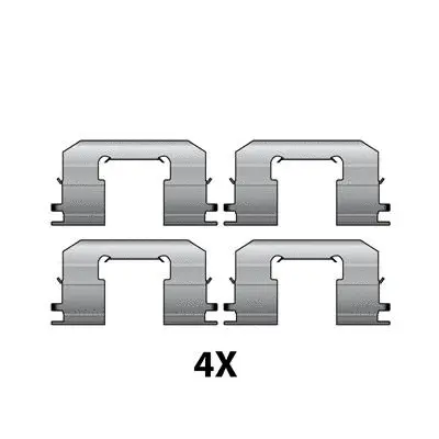 Accessory Kit, disc brake pad (12079646)