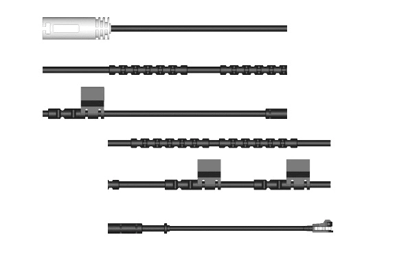 Warning Contact, brake pad wear (KS0096)