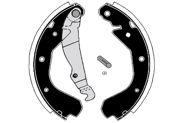 Brake Shoe Set (RA24640)