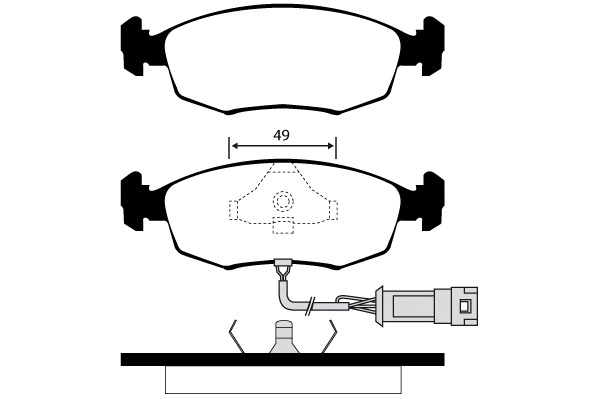 Brake Pad Set, disc brake (RA.0318.0)