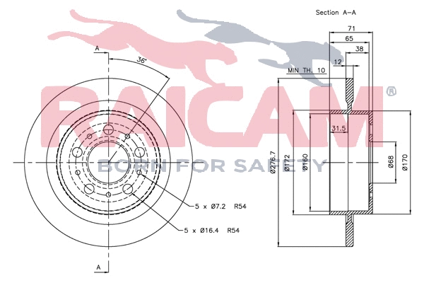Brake Disc (RD00954)