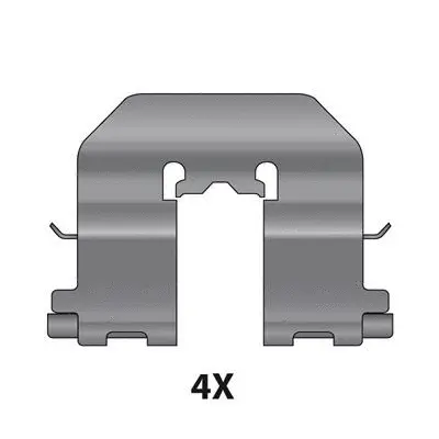 Accessory Kit, disc brake pad (12079666)
