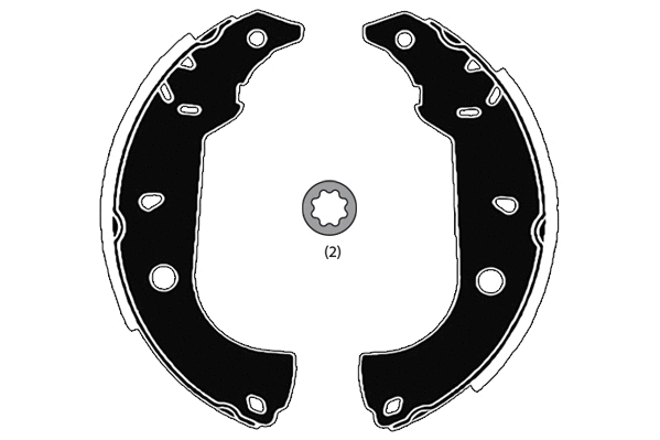 Brake Shoe Set (RA24860)