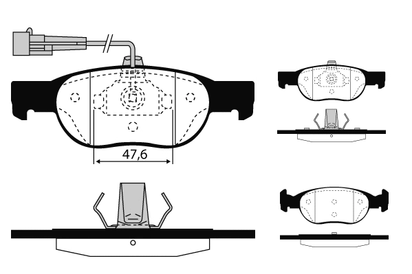Brake Pad Set, disc brake (RA.0612.3)