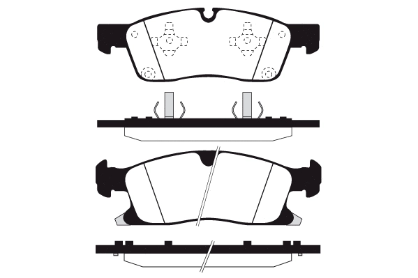 Brake Pad Set, disc brake (RA.1058.0)
