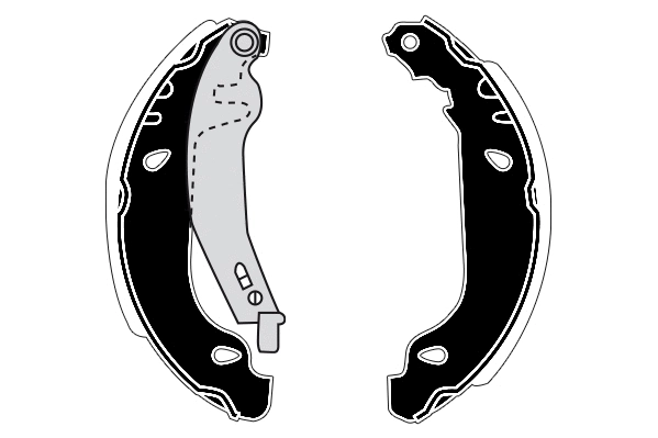 Brake Shoe Set (RA24881)