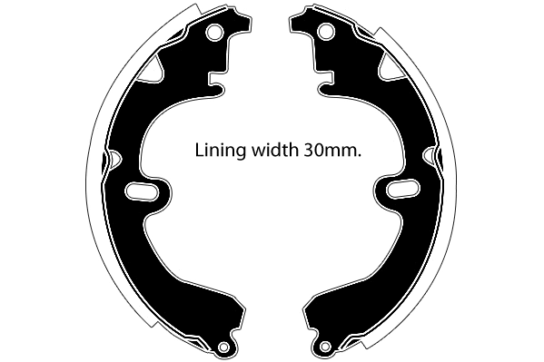 Brake Shoe Set (RA25860)