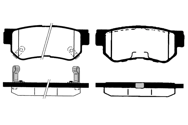 Brake Pad Set, disc brake (RA.0833.0)