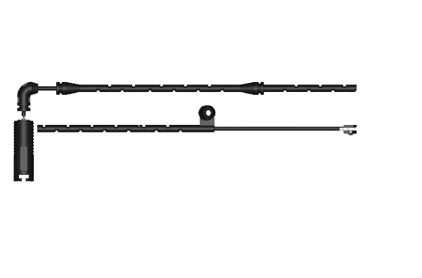 Warning Contact, brake pad wear (KS0083)