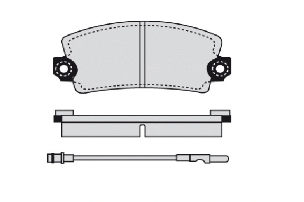 Brake Pad Set, disc brake (RA.0086.6)