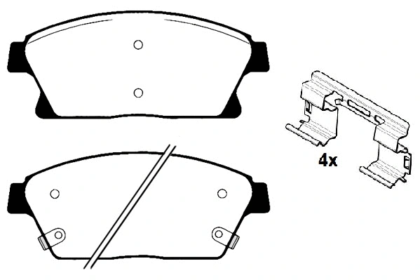 Brake Pad Set, disc brake (RA.0968.0K1)