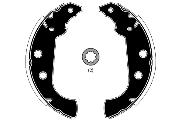 Brake Shoe Set (RA24981)
