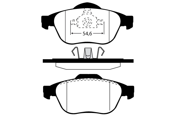 Brake Pad Set, disc brake (RA.0770.1)