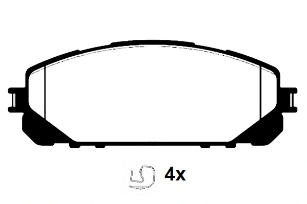 Brake Pad Set, disc brake (RA.1091.0)