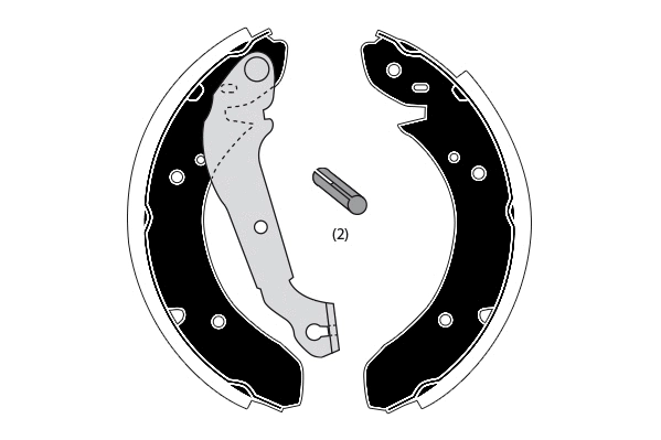 Brake Shoe Set (RA21350)