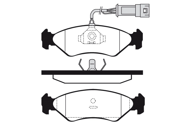 Brake Pad Set, disc brake (RA.0384.1)