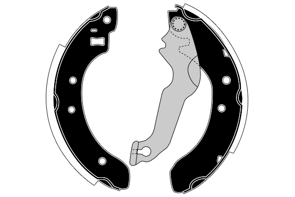 Brake Shoe Set (RA24800)