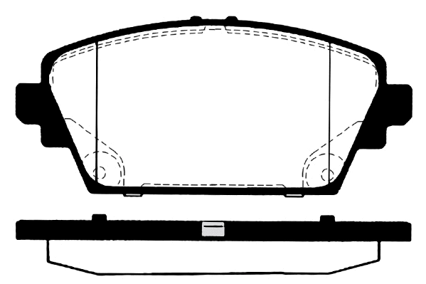 Brake Pad Set, disc brake (RA.0767.0)