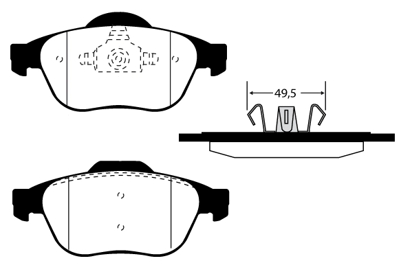 Brake Pad Set, disc brake (RA.0770.2)