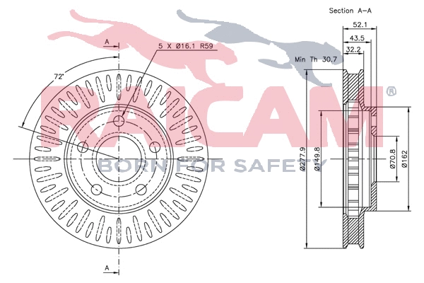 Brake Disc (RD00596)