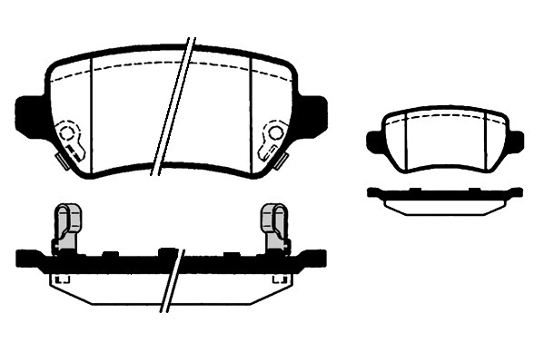 Brake Pad Set, disc brake (RA.0815.3)