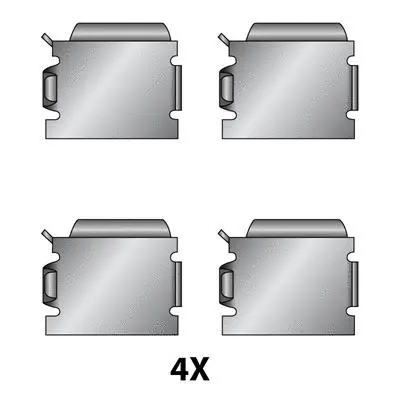 Accessory Kit, disc brake pad (12079357)
