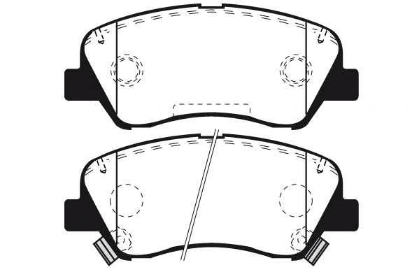 Brake Pad Set, disc brake (RA.1052.1)