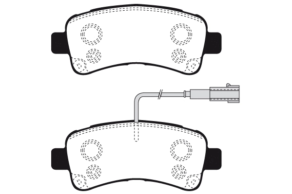 Brake Pad Set, disc brake (RA.1081.0)