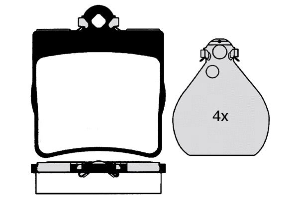 Brake Pad Set, disc brake (RA.0737.0)