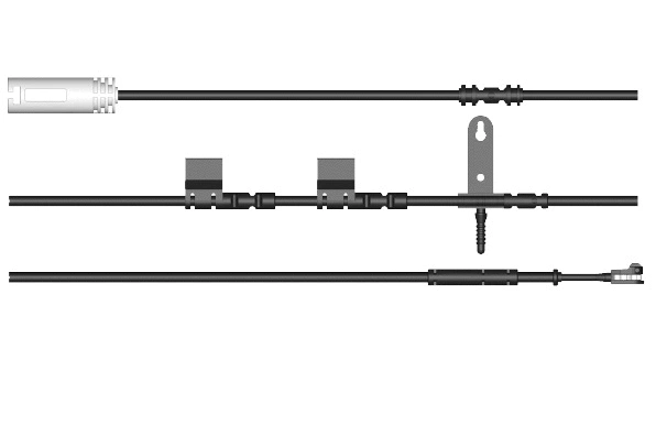 Warning Contact, brake pad wear (KS0095)