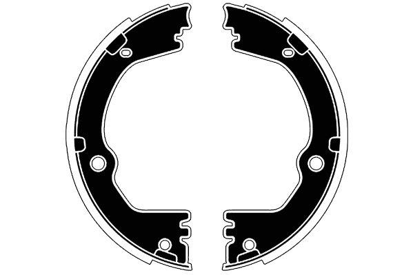 Brake Shoe Set, parking brake (RA30710)