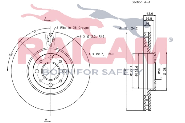 Brake Disc (RD00207)