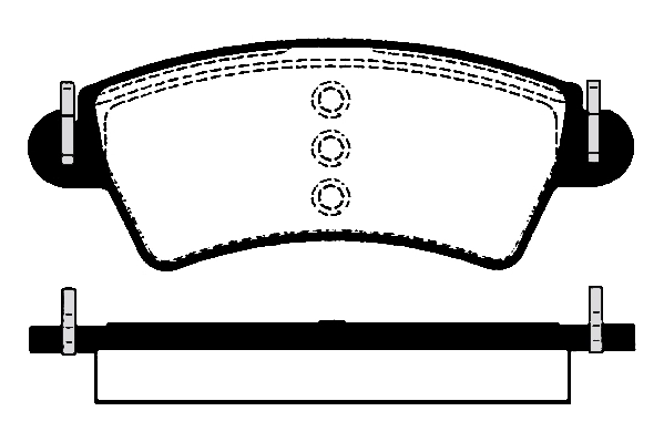 Brake Pad Set, disc brake (RA.0686.1)
