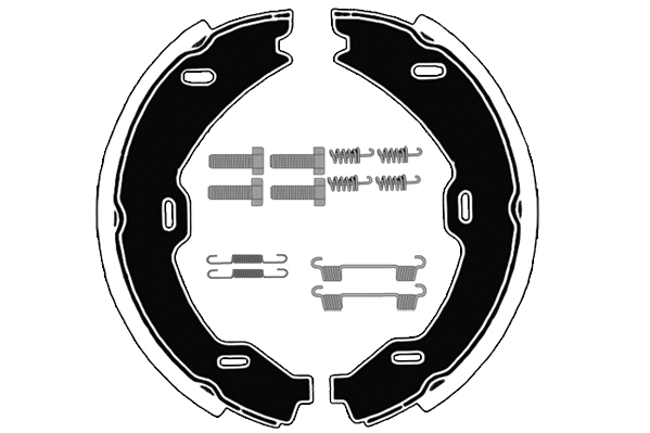 Brake Shoe Set, parking brake (RA28631)