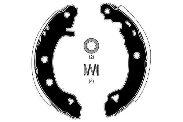 Brake Shoe Set (RA24921)