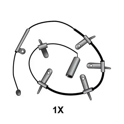 Accessory Kit, disc brake pad (12079458)