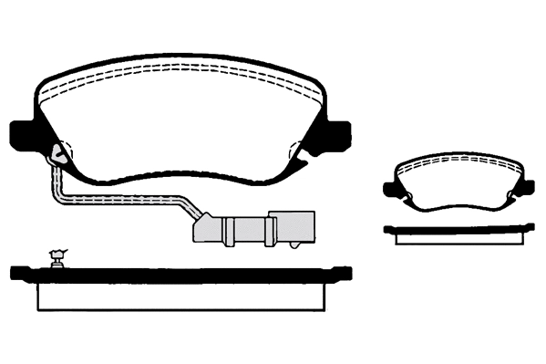 Brake Pad Set, disc brake (RA.0798.0)