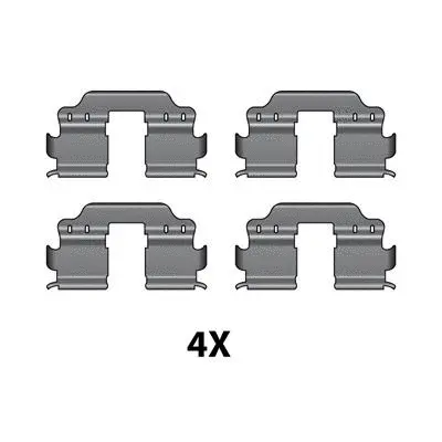 Accessory Kit, disc brake pad (12079435)