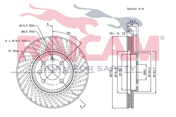 Brake Disc (RD00612)