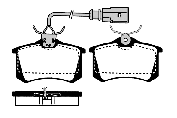 Brake Pad Set, disc brake (RA.0348.2)