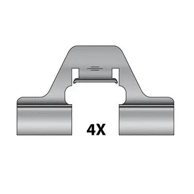 Accessory Kit, disc brake pad (12079668)